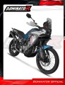 complete exhaust system with muffler DOMINATOR Full System MX2 BLACK fits to CF MOTO 450 MT 2024  2026 3