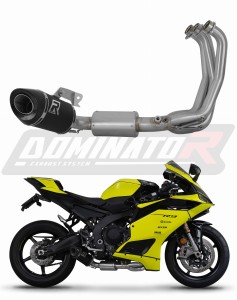 Yamaha YZF R9 2025 Full Exhaust System Collector Silencer HP8 BLACK + dB killer