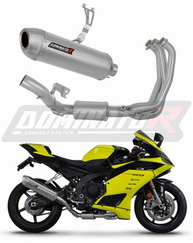 complete exhaust system with muffler DOMINATOR Full System S6 fits to Yamaha YZF R9 2025