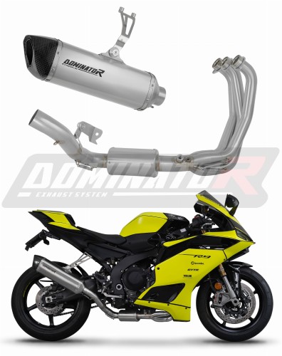 complete exhaust system with muffler DOMINATOR Full System titanium HP6 fits to Yamaha YZF R9 2025