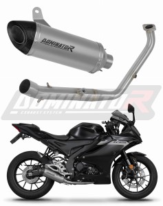 Yamaha YZF R125 2024 - 2025 (Euro 5+) Full Exhaust System Collector Silencer Titanium HP8 + dB killer