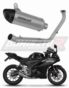 Yamaha YZF R125 2021 - 2024 (Euro 5) Full Exhaust System Collector Silencer Titanium HP8 + dB killer