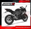 kompletny układ wydechowy z tłumikiem DOMINATOR Full System HP8 CZARNY pasujący do motocykla Yamaha YZF R125 2024 - 2025 3
