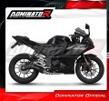 complete exhaust system with muffler DOMINATOR Full System HP8 BLACK fits to Yamaha YZF R125 2024  2025 4