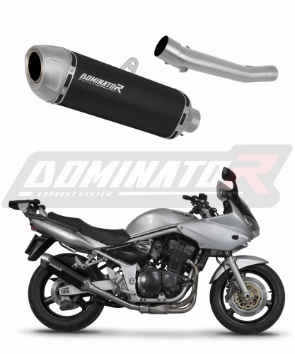 wydech tłumik DOMINATOR S6 CZARNY pasujący do motocykla Suzuki GSF BANDIT 600 2000 - 2004 5
