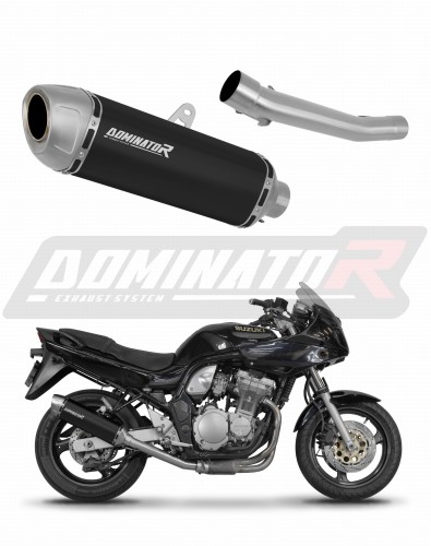 exhaust muffler DOMINATOR S6 BLACK fits to Suzuki GSF BANDIT 1200 1996  2000 5