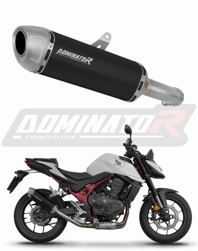 exhaust muffler DOMINATOR S6 BLACK fits to Honda CB 750 Hornet 2023
