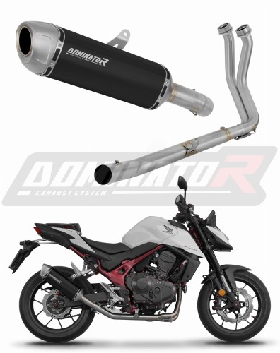 complete exhaust system with muffler DOMINATOR Full System S6 BLACK fits to Honda CB 750 Hornet 2023