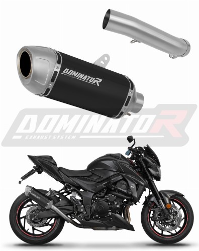 wydech tłumik DOMINATOR S6 CZARNY pasujący do motocykla Suzuki GSX-S 750 2017 - 2020