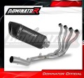 kompletny układ wydechowy z tłumikiem DOMINATOR Full System HP6 CZARNY pasujący do motocykla Suzuki GSX-S 750 2017 - 2020 2
