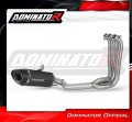 kompletny układ wydechowy z tłumikiem DOMINATOR Full System HP8 CZARNY pasujący do motocykla Triumph Trident 660 2021 - 2024 2