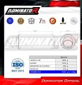 kompletny układ wydechowy z tłumikiem DOMINATOR Full System GPF CZARNY pasujący do motocykla Triumph Trident 660 2021 - 2024 6