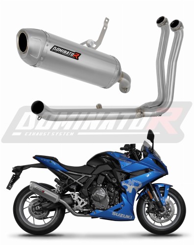 Suzuki GSX-8R 2023 2025 Full System Motorcycle Muffler Auspuff Sportauspuff Silencer Echappement Silencieux Scarico Scarichi Escape Wydech Tłumik S6 Dominator Exhaust System x