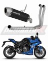 complete exhaust system with muffler DOMINATOR Full System S6 BLACK fits to Suzuki GSX8R / 8S 2023  2025
