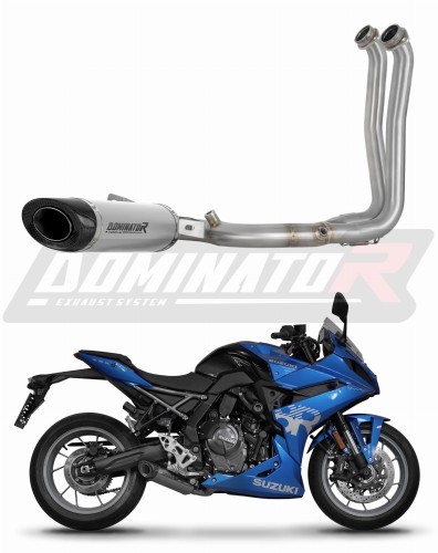complete exhaust system with muffler DOMINATOR Full System titanium HP8 fits to Suzuki GSX8R / 8S 2023  2025