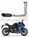 kompletny układ wydechowy z tłumikiem DOMINATOR Full System HP8 CZARNY pasujący do motocykla Suzuki GSX-8R / 8S 2023 - 2025