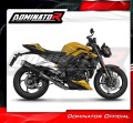 complete exhaust system with muffler DOMINATOR Full System S6 BLACK fits to Triumph STREET TRIPLE 765 S / R / RS 2023  2024 2