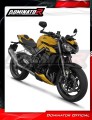 complete exhaust system with muffler DOMINATOR Full System titanium HP6 fits to Triumph Street Triple 765 RS 2024  2025 3