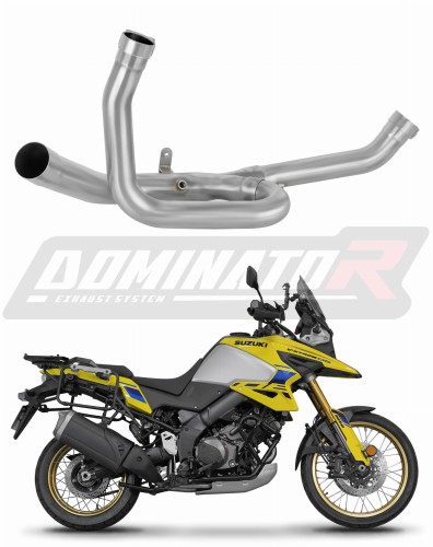 decat tłumik środkowy DOMINATOR Mid Pipe pasujący do motocykla Suzuki V-Strom 1050 DE 2023 - 2025