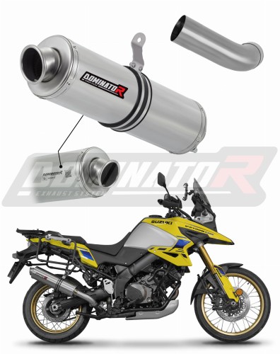 Suzuki V-Strom 1050 DE 2023 2025 Motorcycle Muffler Auspuff Sportauspuff Silencer Echappement Silencieux Scarico Scarichi Escape Wydech Tłumik ST EU Approved Homologowany Dominator Exhaust System x