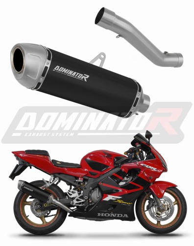 exhaust muffler DOMINATOR S6 BLACK fits to Honda CBR 600 F4i Sport 2001  2006