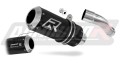 exhaust muffler DOMINATOR homologated road legal GP BLACK fits to Honda CB 600F HORNET PC41 2007  2013