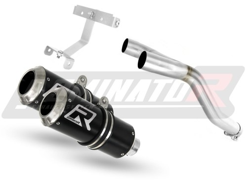 exhaust muffler DOMINATOR GP BLACK fits to Yamaha FZ6 2006  2010