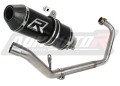 complete exhaust system with muffler DOMINATOR Full System HP3 BLACK fits to Honda CBR 150 R 2011  2018 2