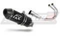Yamaha MT-03 2014 2016 Exhaust Muffler Auspuff Sportauspuff Silencer Echappement Silencieux Scarico Scarichi Escape Toba de esapament Avgas Ljuddämpare Wydech Tłumik Carbon Tip HP3 Black Noir Nero Negro Svart Schwarz Negru Dominator x