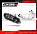 kompletny układ wydechowy z tłumikiem DOMINATOR Full System HP3 CZARNY pasujący do motocykla Yamaha MT-03 2017 - 2020