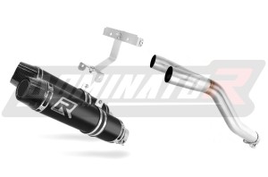 Yamaha FZ6 FAZER S2 2006 - 2010 Exhaust Silencer Muffler HP3 BLACK + dB killer