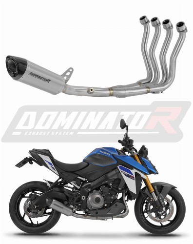 kompletny układ wydechowy z tłumikiem DOMINATOR Full System Tytanowy HP8 pasujący do motocykla Suzuki GSX-S 1000 / 1000 GT / 950 2025