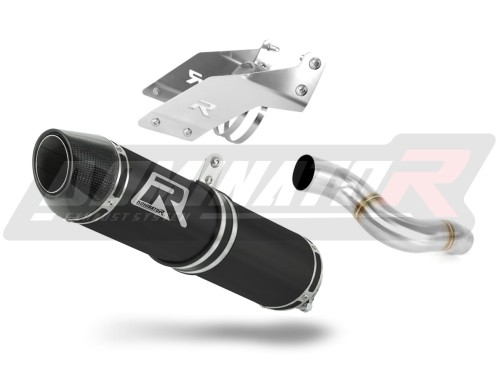 exhaust muffler DOMINATOR HP2 BLACK fits to Kawasaki ZX6R 636 2007  2008