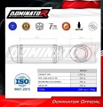 exhaust muffler DOMINATOR HP2 BLACK fits to Kawasaki ZX6R 636 2007  2008 3