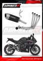 complete exhaust system with muffler DOMINATOR Full System S6 BLACK fits to Honda CB 650 R / EClutch 2024  2025 5