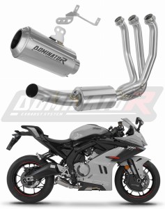 CF MOTO 675 SR-R 2024 - 2026 Full Exhaust System Collector Silencer GPS + dB killer