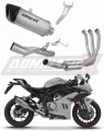 complete exhaust system with muffler DOMINATOR Full System titanium HP6 fits to CF MOTO 675 SRR 2024  2026