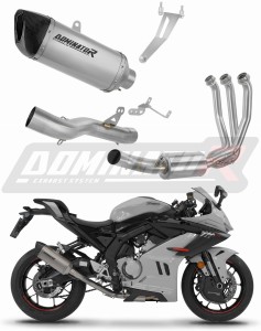 CF MOTO 675 SR-R 2024 - 2026 Full Exhaust System Collector Silencer Titanium HP6 + dB killer