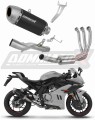 CF MOTO 675 SR R 2024 2025 Full System Motorcycle Muffler Auspuff Sportauspuff Silencer Echappement Silencieux Scarico Scarichi Escape Wydech Tłumik S6 Black Noir Negro Nero Dominator Exhaust System x