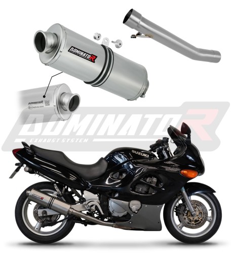 GSXF 750 Exhaust SUZUKI Homologated EC Type approval  Street legal Approval Certificate Muffler Auspuff Sportauspuff Silencer Echappement Silencieux Scarico Scarichi Escape Wydech Tłumik OV 1998 - 2006 Dominator x