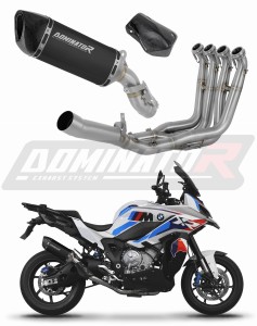 BMW M1000XR 2020 - 2026 Full Exhaust System Collector Silencer HP6 BLACK + dB killer