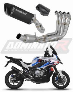 BMW M1000XR 2020 - 2026 Full Exhaust System Collector Silencer HP6 BLACK EX + dB killer
