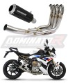 complete exhaust system with muffler DOMINATOR Full System GP BLACK fits to BMW S1000R 2021  2026