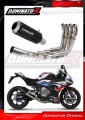 BMW M1000RR 2020 -2024 Full  Exhaust System  Muffler Auspuff Sportauspuff Silencer Echappement Silencieux Scarico Scarichi Escape Collector Manifold Wydech Tłumik  GP BLACK DOMINATOR