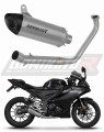 kompletny układ wydechowy z tłumikiem DOMINATOR Full System Tytanowy HP8 pasujący do motocykla Yamaha YZF R125 2019 - 2020