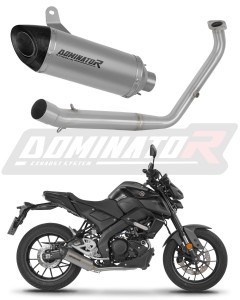 Yamaha MT 125 2021 - 2024 Full Exhaust System Collector Silencer Titanium HP8 + dB killer