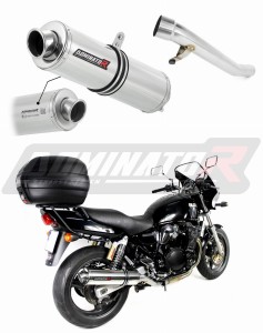 GSX 750 INAZUMA Homologated EXHAUST Silencer ROUND 1998 - 2003