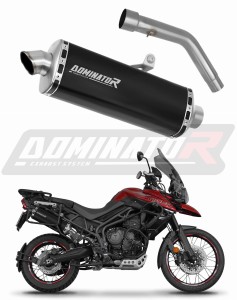 Triumph Tiger 800 XCA 2018 - 2020 Exhaust Silencer Muffler P7 BLACK + dB killer