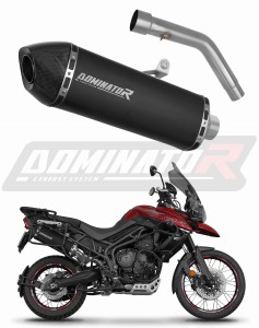 Triumph Tiger 800 XCA 2018 - 2020 Exhaust Silencer Muffler HP7 BLACK + dB killer