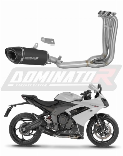 wydech tłumik DOMINATOR HP8 CZARNY pasujący do motocykla Triumph Daytona 660 2024 - 2026